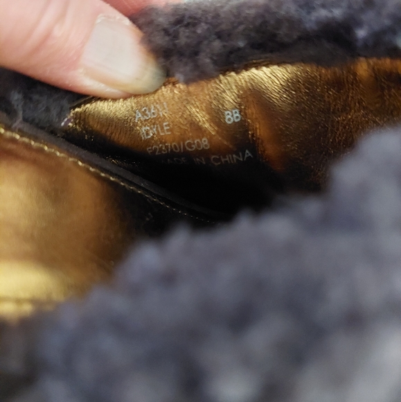 Coach suede clogs with fur - Picture 11 of 14